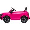 Masinuta electrica Chipolino Audi RS Q8 cu scaun din piele si roti EVA pink, Culoare: Roz