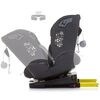 Scaun auto Chipolino X Factor I-Size 40-150 cm granite cu sistem Isofix, Culoare: Gri