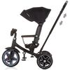 Tricicleta cu copertina si sezut reversibil Chipolino Derby obsidian, Culoare: Negru