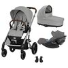 Carucior Cybex, Balios S Lux 3 in 1 SLV, Stone Grey, Culoare: Grey