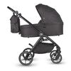 Carucior modular 2in1 Coccolle Serry Jet black+ Scoica auto iSize Coccolle Knox Black