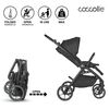 Carucior modular 2in1 Coccolle Serry Jet black+ Scoica auto iSize Coccolle Knox Black