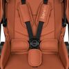 Carucior 2 in 1, Lionelo, Layla, Pana la 22 kg, Cadru aluminiu, Cu landou intarit si salteluta din spuma AirDots, Reversibil, Cu ventilatie 3D, Cu accesorii, EN1888-1, EN1888-2, EN1466, Maro, Culoare: Caramiziu