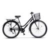 Bicicleta Trekking Carpat Altay C28262G Roti 28", Echipare Shimano, 7 Viteze, Maneta Rotativa, Cos fata, Negru/Gri