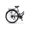Bicicleta Trekking Carpat Altay C28262G Roti 28", Echipare Shimano, 7 Viteze, Maneta Rotativa, Cos fata, Negru/Gri