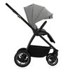Carucior 2 in 1, Lionelo, Meril, Cu landou si scaun cu dimensiune XL, Reversibil, Cu sistem de ventilatie 3D, Cu accesorii, Pana la 22 kg, Conform cu EN1888-1 EN1888-2, EN1466, Gri, Culoare: Gri