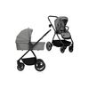 Carucior 2 in 1, Lionelo, Meril, Cu landou si scaun cu dimensiune XL, Reversibil, Cu sistem de ventilatie 3D, Cu accesorii, Pana la 22 kg, Conform cu EN1888-1 EN1888-2, EN1466, Gri, Culoare: Gri