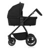 Carucior 2 in 1, Lionelo, Meril, Cu landou si scaun cu dimensiune XL, Reversibil, Cu sistem de ventilatie 3D, Cu accesorii, Pana la 22 kg, Conform cu EN1888-1 EN1888-2, EN1466, Negru, Culoare: Negru