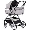 Carucior Chipolino Vista 2 in 1 cloud grey, Culoare: Gri