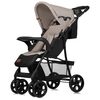 Carucior sport, Lionelo, Emma Plus, Cu tavita, 2 Suporturi pentru pahar, Geanta accesorii, Conform cu standardul european de securitate EN1888-1, Bej, Culoare: Bej