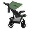 Carucior sport, Lionelo, Emma Plus, Cu tavita, 2 Suporturi pentru pahar, Geanta accesorii, Conform cu standardul european de securitate EN1888-1, Verde, Culoare: Verde
