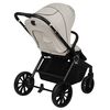 Carucior sport, Lionelo, Mika Plus, Cadru din aluminiu, Copertina XXL, Spatar reglabil in 3 pozitii, Cu accesorii, Pana la 22 kg, 6-48 luni; EN1888-1, EN1888-2 EN1466, Bej, Culoare: Bej