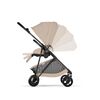 Carucior Cybex Melio Carbon 2 in 1, Almond Beige, Culoare: Bej
