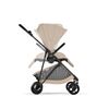 Carucior Cybex Melio Carbon 2 in 1, Almond Beige, Culoare: Bej