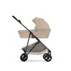 Carucior Cybex Melio Carbon 2 in 1, Almond Beige, Culoare: Bej