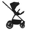 Carucior 3 in 1, Lionelo, Meril, Cu landou de dimensiune XL, Reversibil, Cu scoica auto testata ADAC, Cu accesorii, Pana la 22 kg, Conform cu EN1888-1 EN1888-2, EN1466, Bej, Culoare: Negru
