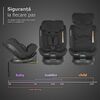 Scaun auto iSize 40-150 cm Coccolle Ario Midnight Black