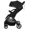 Carucior sport, Lionelo, Tansi, Pliere automata, Ultracompact, Manevrare cu o mana, Roti cu tehnologie GravelTech, Spatar si suport picioare reglabile, 6-48 luni, Sustine 22 kg, Negru, Culoare: Negru