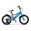 Bicicleta Copii 4-6 ani Rich R1605A 16", Albastru/Verde