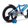 Bicicleta Copii 4-6 ani Rich R1605A 16", Albastru/Verde