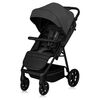 Carucior sport, Lionelo, Mira, Maner reglabil in 5 pozitii, Spatar si suport de picioare reglabile, Plasa de tantari si suport biberon incluse, Pana la 22 kg, 6 luni+, Conform cu EN1888-1, EN1888-2, Testare SGS, Gri, Culoare: Gri