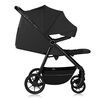 Carucior sport, Lionelo, Mira, Maner reglabil in 5 pozitii, Spatar si suport de picioare reglabile, Plasa de tantari si suport biberon incluse, Pana la 22 kg, 6 luni+, Conform cu EN1888-1, EN1888-2, Testare SGS, Negru, Culoare: Negru