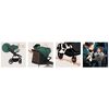 Carucior sport, Lionelo, Mira, Maner reglabil in 5 pozitii, Spatar si suport de picioare reglabile, Plasa de tantari si suport biberon incluse, Pana la 22 kg, 6 luni+, Conform cu EN1888-1, EN1888-2, Testare SGS, Verde, Culoare: Verde