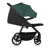 Carucior sport, Lionelo, Mira, Maner reglabil in 5 pozitii, Spatar si suport de picioare reglabile, Plasa de tantari si suport biberon incluse, Pana la 22 kg, 6 luni+, Conform cu EN1888-1, EN1888-2, Testare SGS, Verde, Culoare: Verde
