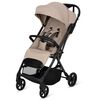 Carucior sport, Lionelo, Tansi, Pliere automata, Ultracompact, Manevrare cu o mana, Roti cu tehnologie GravelTech, Spatar si suport picioare reglabile, 6-48 luni, Sustine 22 kg, Bej, Culoare: Bej