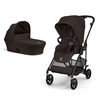 Carucior Cybex Melio Carbon 2 in 1, Chocolate Brown, Culoare: Maro