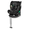 Scaun auto, Lionelo, i-Size Braam, 0-36 Kg, 40-150 cm, Cu isofix si picior de fixare, Protectie laterala, Rotire 360 grade, Ajustare spatar in 5 pozitii, Tetiera reglabila in 14 trepte, Conform cu standardul european de securitate R129, Negru, Culoare: Negru