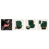Scaun auto, Lionelo, Bastiaan i-Size, 4 in 1, Protectie laterala, Cu spatar inclinabil in 4 pozitii, Cu tetiera reglabila in 7 pozitii, Rotire 360 grade, Top Tether, 0-36 Kg, 40-150 cm, Cu Isofix, Conform cu ECE R129/03, Verde, Culoare: Verde