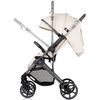 Carucior sport Chipolino Omnia cu maner reversibil cashmere, Culoare: Crem