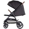 Carucior sport Chipolino Ultera cu husa picioare blackberry, Culoare: Negru