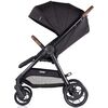 Carucior sport Chipolino Ultera cu husa picioare blackberry, Culoare: Negru
