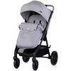 Carucior sport Chipolino Ultera cu husa picioare platinum, Culoare: Gri