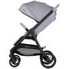 Carucior sport Chipolino Ultera cu husa picioare platinum, Culoare: Gri