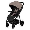 Carucior sport, Lionelo, Mira, Maner reglabil in 5 pozitii, Spatar si suport de picioare reglabile, Plasa de tantari si suport biberon incluse, Pana la 22 kg, 6 luni+, Conform cu EN1888-1, EN1888-2, Testare SGS, Bej, Culoare: Bej