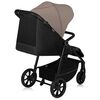 Carucior sport, Lionelo, Mira, Maner reglabil in 5 pozitii, Spatar si suport de picioare reglabile, Plasa de tantari si suport biberon incluse, Pana la 22 kg, 6 luni+, Conform cu EN1888-1, EN1888-2, Testare SGS, Bej, Culoare: Bej