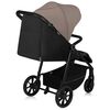 Carucior sport, Lionelo, Mira, Maner reglabil in 5 pozitii, Spatar si suport de picioare reglabile, Plasa de tantari si suport biberon incluse, Pana la 22 kg, 6 luni+, Conform cu EN1888-1, EN1888-2, Testare SGS, Bej, Culoare: Bej