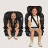 Scaun auto i-Size, Lionelo, Billy , 76 - 150 cm, 1/2/3, Isofix + top tether, Tetiera reglabila in 10 pozitii, Insertie ergonomica, Tapiterie lavabila, Testat la impact, Baza lata, Conform cu R129, Negru, Culoare: Negru