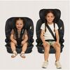 Scaun auto i-Size, Lionelo, Billy , 76 - 150 cm, 1/2/3, Isofix + top tether, Tetiera reglabila in 10 pozitii, Insertie ergonomica, Tapiterie lavabila, Testat la impact, Baza lata, Conform cu R129, Negru, Culoare: Negru