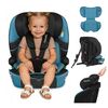 Scaun auto i-Size, Lionelo, Levi Fix, 76 - 150 cm, 1/2/3, ISOFIX + Top Tether, Tetiera reglabila in 10 pozitii, Insertie ergonomica Dri-Seat, Tapiterie lavabila, Testat la impact, Baza lata, Cotiere practice, Conform cu R129, Albastru, Culoare: Albastru