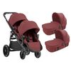 Carucior gemeni City Select Lux Port sistem 2 in 1, Culoare: Port