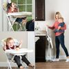 Scaun de masa Graco Snack N Stow Patchwork Grey, Culoare: Patchwork Grey