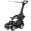 Masinuta de impins cu copertina Chipolino Mercedes Benz GL63 AMG black, Culoare: Negru