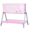 Patut Co-Sleeper Chipolino Pretty Close blush, Culoare: Roz