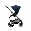 Carucior Balios S Lux Cybex 2 in 1 SLV, Ocean Blue, Culoare: Bleumarin