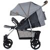 Carucior sport Chipolino Mixie platinum cu husa picioare, Culoare: Gri