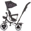 Tricicleta Chipolino Jazz raven, Culoare: Negru